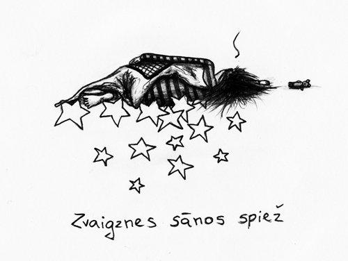 Zvaigznes sānos spiež